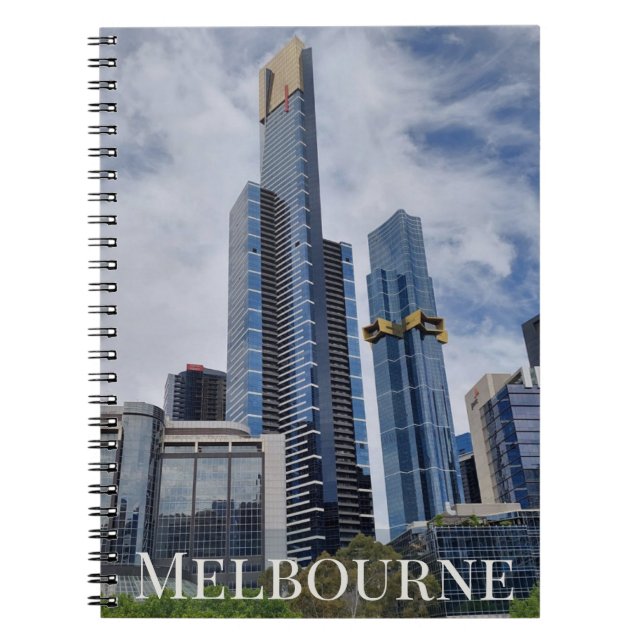 Panorama de la Skyline de Melbourne — Cahier à rel (Devant)