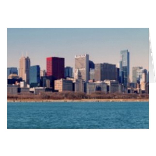 Panorama de l'horizon de Chicago (Devant horizontal)