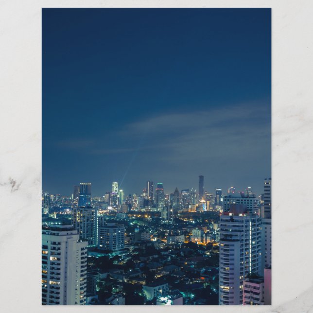 Panorama nocturne de Bangkok (Devant)