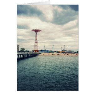 Panorama sur la plage de Coney Island