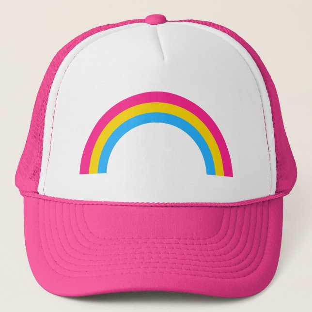 Pansexualité arc-en-ciel Casquette (Devant)
