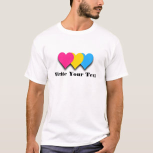 Pansexualité coeur de fierté T-shirt