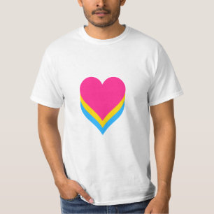 Pansexualité coeur de fierté T-shirt