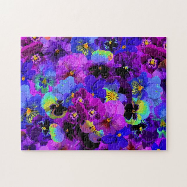 Pansies Puzzle (Horizontal)