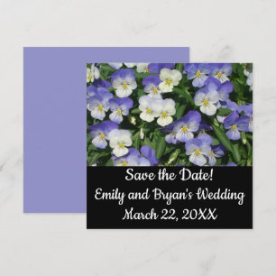 Pansies violettes Jardin Floral