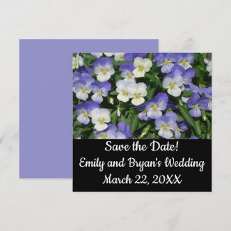 Pansies violettes Jardin Floral
