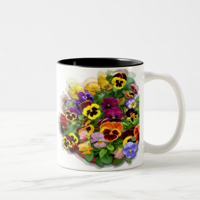 PANSY BEAUTY ~ Ringer Mug #2 (Droit)