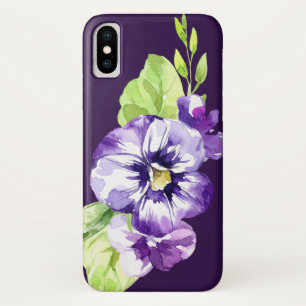 Pansy Flowers iPhone / coque ipad