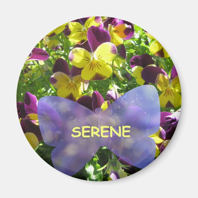 Pansy Serene Magnet (Devant)