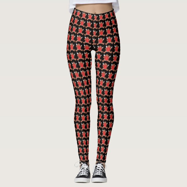 Pantalon de Leggings de Saint Valentin Cupid Love  (Devant)