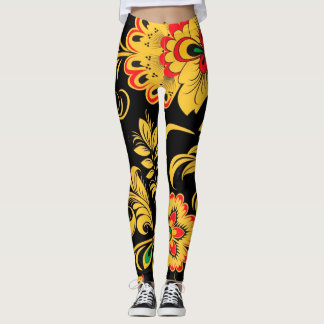 Pantalon de yoga imprimé floral leggings