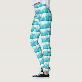 Pantalon de yoga turquoise Leggings