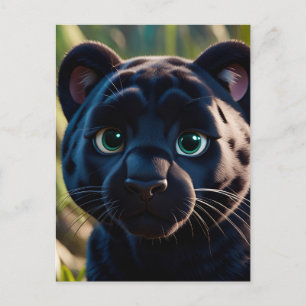 Panther dans l'Anime de la Jungle, Carte postale