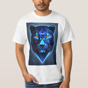 "Panthère de minuit : T-shirt de conception vector