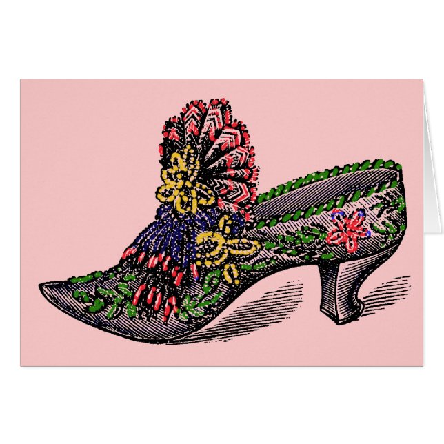 Pantoufle perlée (Devant horizontal)