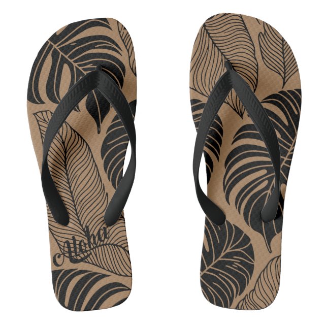 Pantoufles d'impression Aloha - tongs (Semelle)