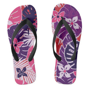 Pantoufles d'impression Aloha - tongs