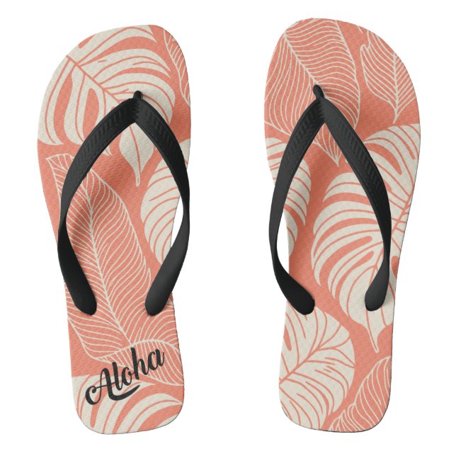 Pantoufles d'impression Aloha - tongs (Semelle)