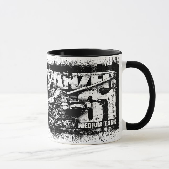 Panzer 61 Ringer Coffee Mug (Droite)