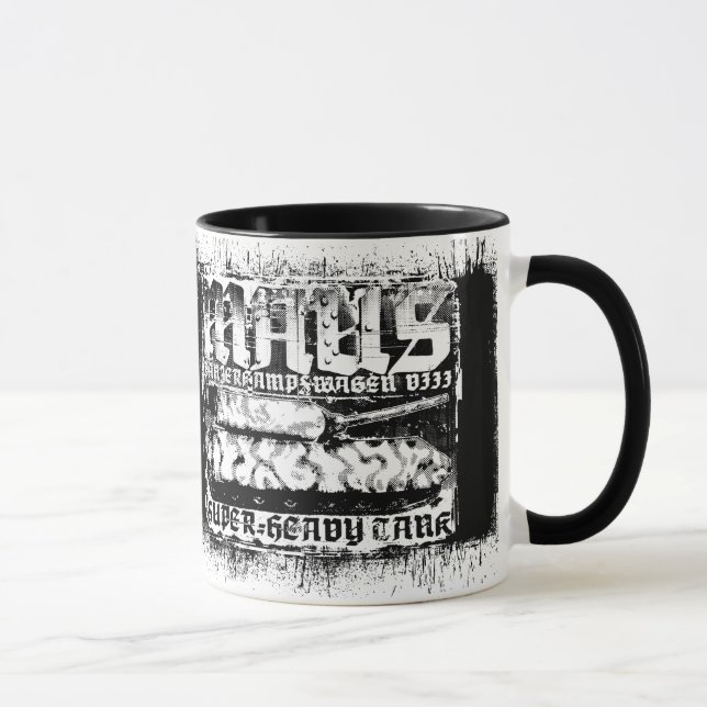 Panzer VIII Maus Ringer Coffee Mug (Droite)