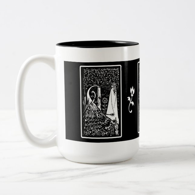 Paon et Madame Mug de Beardsley (Gauche)