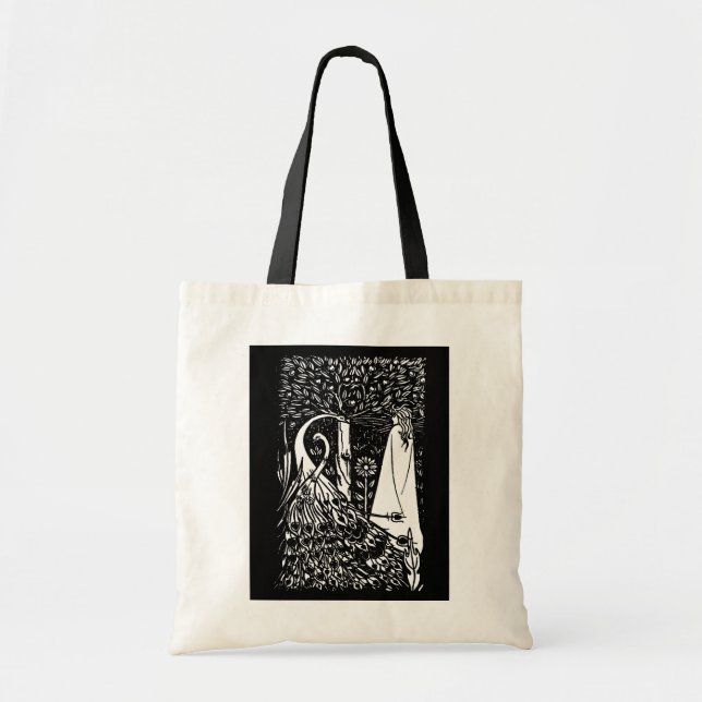 Paon et Madame sac fourre-tout de Beardsley (Devant)