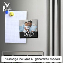 Papa a créé un magnet de photo cadeau