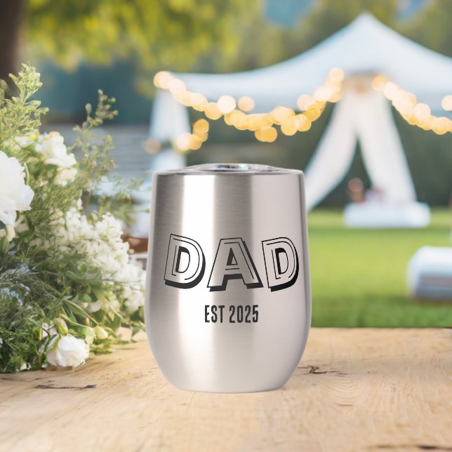 Papa a établi le cadeau de typographie moderne pou (Mariage (pivoté))
