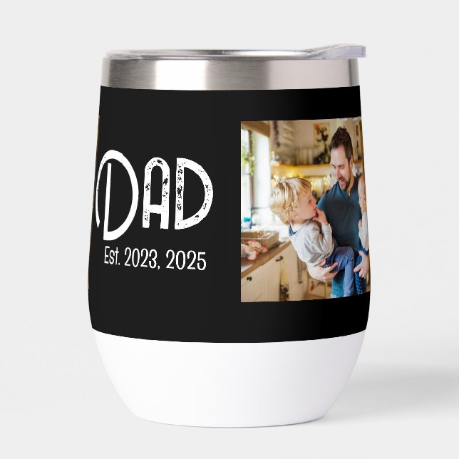 Papa a fondé le texte grunge photo (Gauche)
