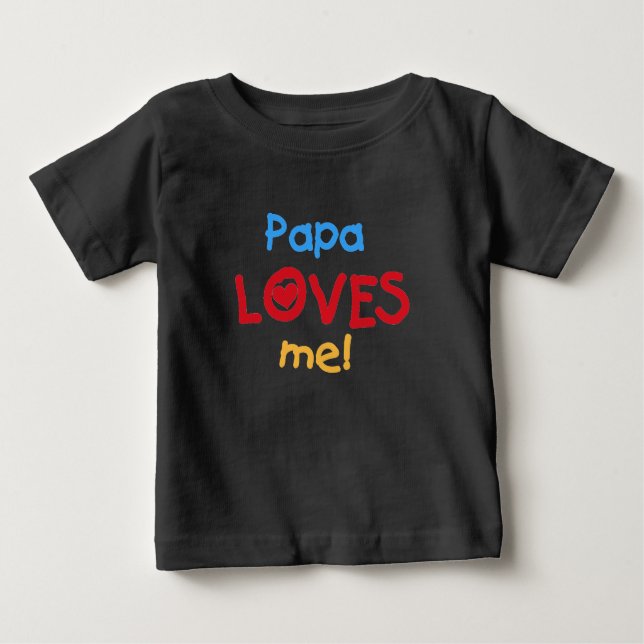 Papa aime mes t-shirts et cadeaux (Devant)