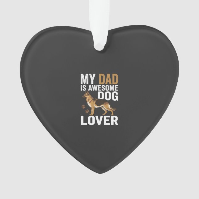 Papa amateur de chien est formidable (devant)