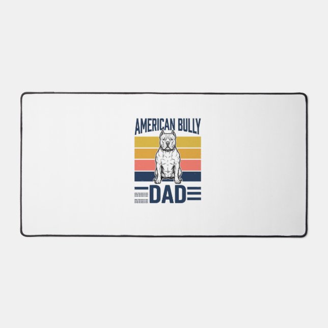 Papa American Bully Vintage Conception de T-shirt  (Recto)