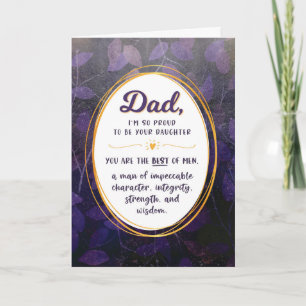 Papa Anniversaire, je suis fier d'être ta carte fi