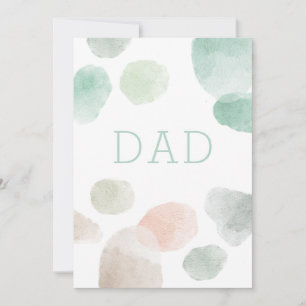 Papa. Aquarelle pastel abstrait Happy fête des pèr