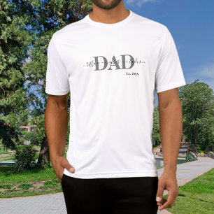 Papa avec des noms d'enfants Année T-shirt