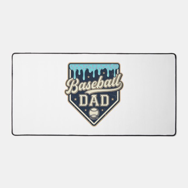 Papa Baseball Plaque Dégoulinante Vintage Vector D (Recto)