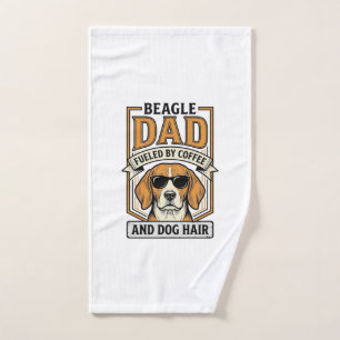 Papa Beagle alimenté par le café et le maillot de