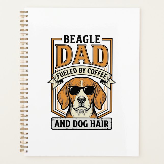 Papa Beagle alimenté par le café et le maillot de  (Devant)