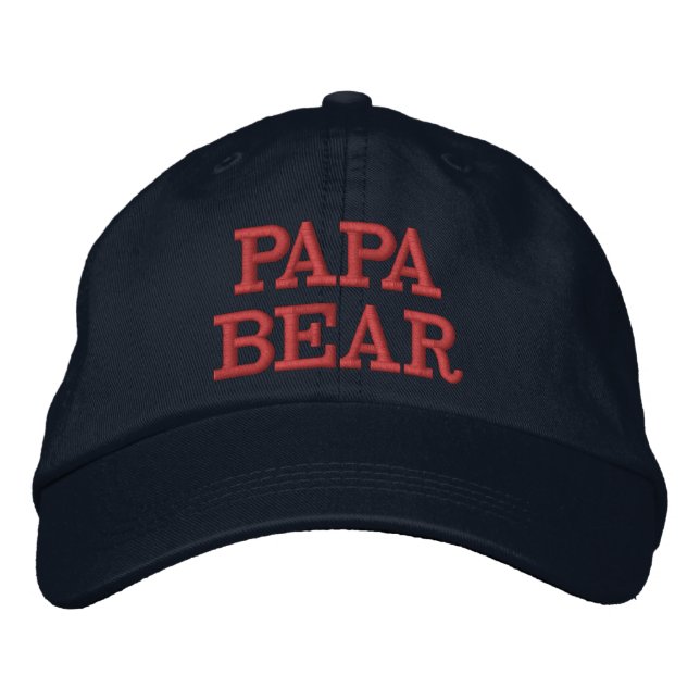 Papa Bear Casquette | Don du jour du père (Devant)