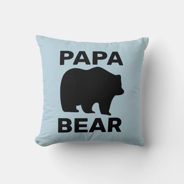 PAPA BEAR PAD FÊTES DES PÈRES COUSSINS (Recto)