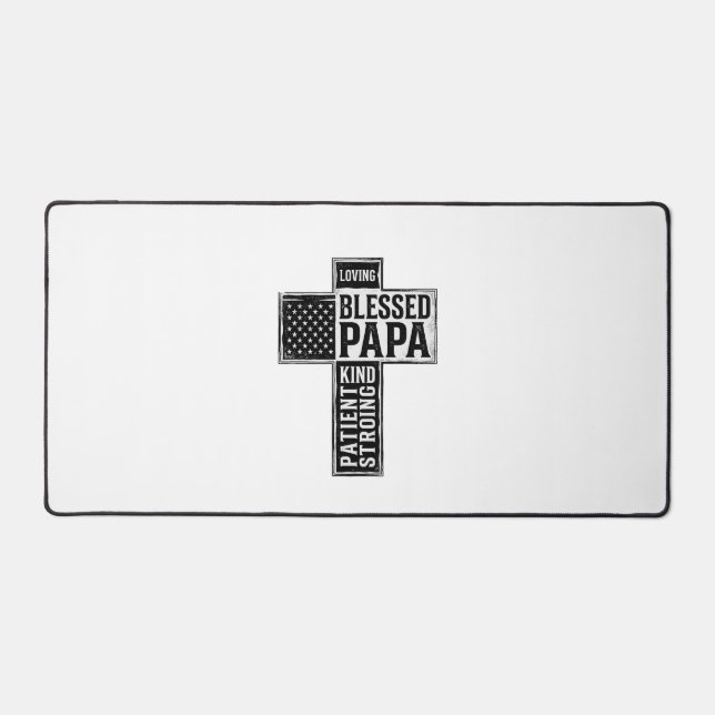 Papa béni Croix Christian Vintage Typographie De (Recto)