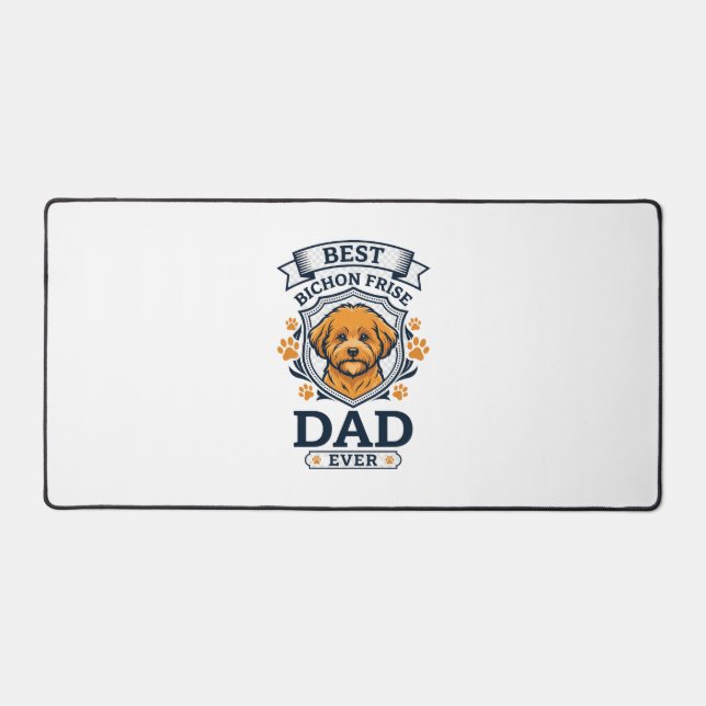 Papa Bichon Frise pour toujours Empreintes de patt (Recto)