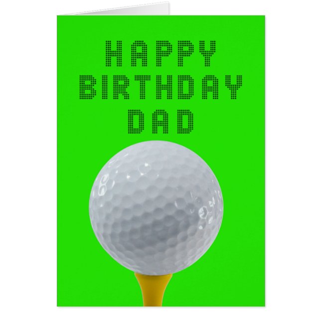 Papa Birthday Golf (Devant)