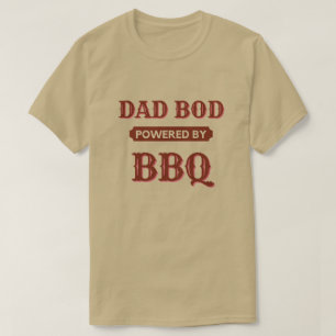 Papa Bod Alimenté Par T-Shirt BBQ