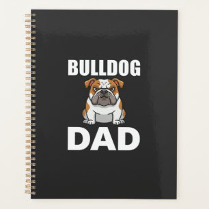 Papa Bouledogue Dessin Animé Amateur de Chien