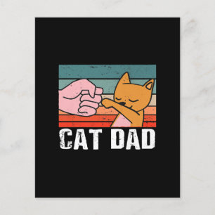 Papa chat Cadeau fête des pères Cadeau rétro p
