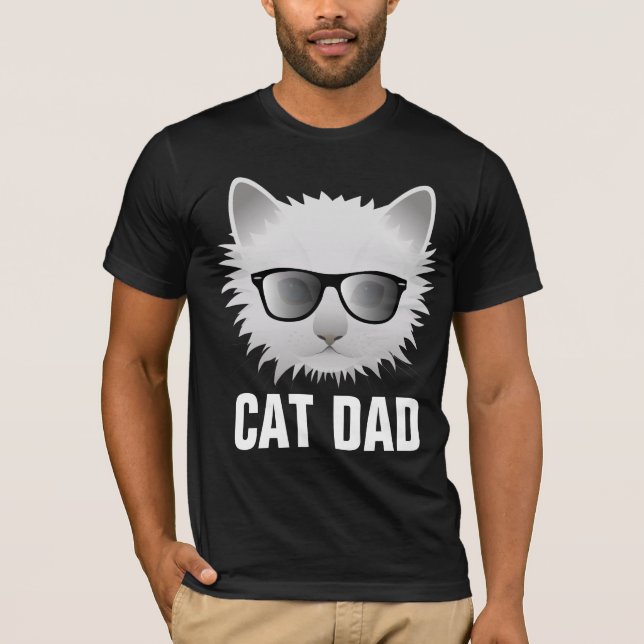 PAPA CHAT T-SHIRT DRÔLE (Devant)