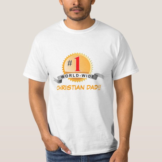 PAPA CHRÉTIEN ! ! … T-shirt religieux (Devant)