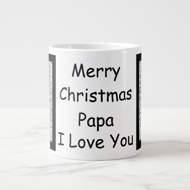 Papa Christmas Jumbo Mug (Devant)