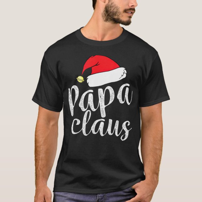 Papa Clause Grand-père Noël Cadeau T-shirt (Devant)